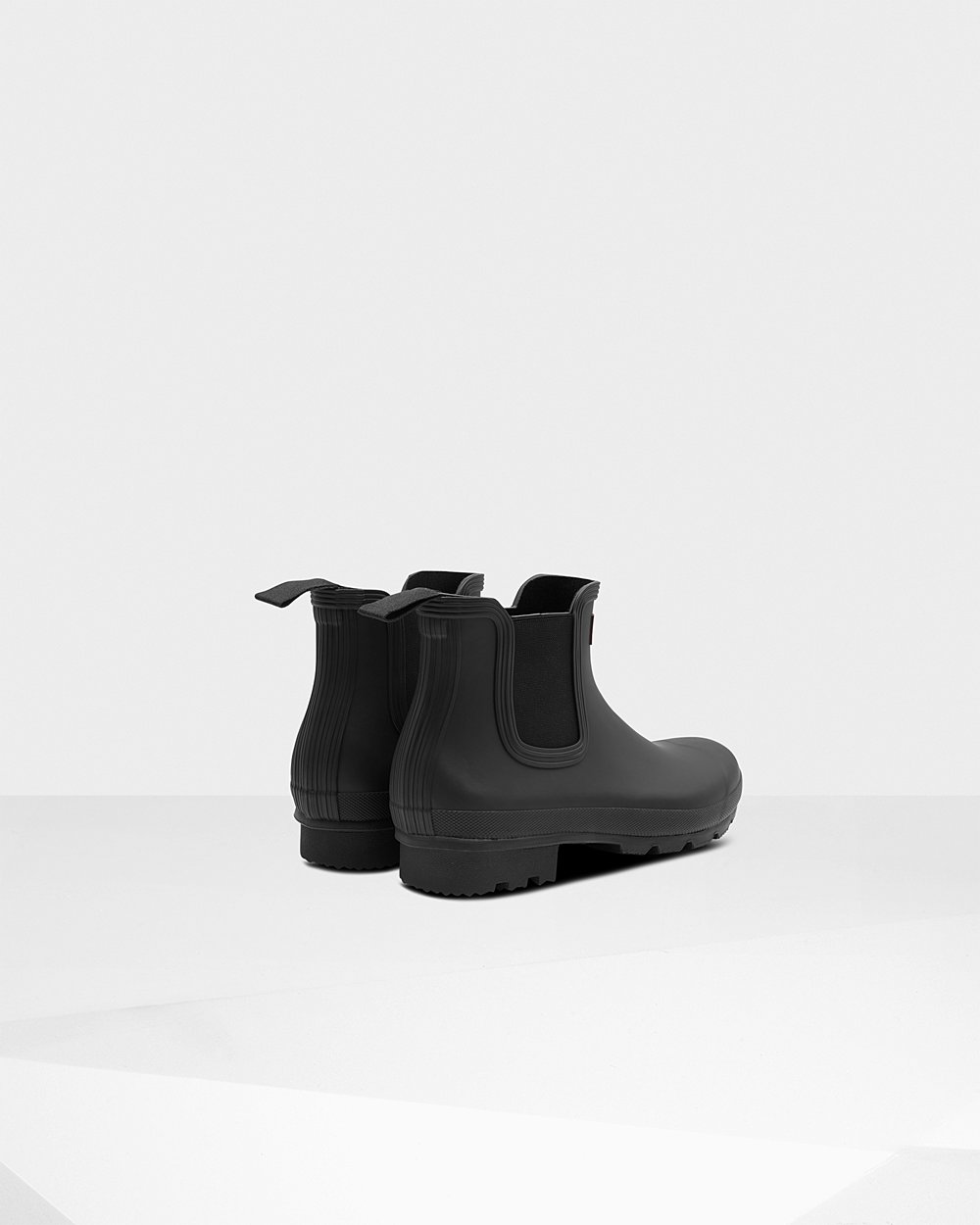 Mens Chelsea Boots - Hunter Original (63NMHCELI) - Black